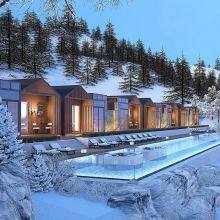 Exportable Large Prefabricated Vacation Houses, Scenic Area Homestays, Camps, New - Style Hotels, Villas, and Accommodation Houses for Camping Sites thumbnail-5