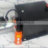 wireless remote control 12v hydraulic power units for 7 ton trailers