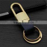 Fashion Metal Leather Men's Keychain With Custom Logo thumbnail-2