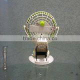 Newly Design Wholesale Price 12V DC 4 Inch Emergency 12V DC Rechargeable Li-ion Battery Operated Mini Fan With Fine Net for Outd thumbnail-2