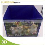 High Quality 3d Lenticular Storage Box for Promotion