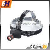Hot Sell LED Head Lamp With Adjustable Focal Distance, Function of High-Low-Strobe, Comfortable Head Strap