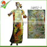 100% Cotton African Bazin African Bazin Clothing for Woman thumbnail-4