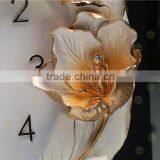 Romantic 3D Flower Hanging Decoration Decorative Art Wall Clock Picture/ thumbnail-4