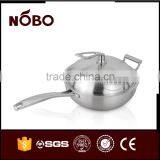 Three Layers of Steel Suit Fry Pan With Lid thumbnail-3