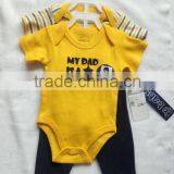 High Quality 3pcs Baby Clothes Sets Infant Clothes Sets (in Stock) thumbnail-2