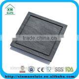 [factory Direct]21x21cm Cut Edge Square Shape Grooved Slate Plate Item CP-2121SD1A thumbnail-1