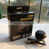 Promotion Cute and Round Hamburg Shape Rechargeable Mini Speaker thumbnail-4