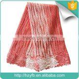 2016 Embroidered Embroidery Lace Designs African Lace Fabrics Tulle Nigerian Dress Cheap Tulle Fabric Supplier's Choice thumbnail-4