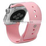 Soft Silicone Replacement Sport Band for Apple Watch, For Apple Watch Rubber Wrist Watch Strap thumbnail-2