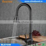 China Supplier Kitchen Mixer ORB Pull Out Water Tap Black Faucet thumbnail-1