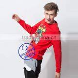 Custom 100% Fleece Polyester Men Wholesale Hoodie Sweatshirts thumbnail-3