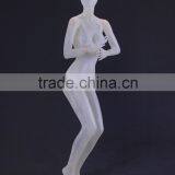 Abstract Plastic Female Mannequin, Transparent Sitting Mannequin thumbnail-4