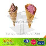 Square Ice Cream Cone Display Stand