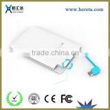 MINI Thin Built in Cable Power Bank With Custom Logo thumbnail-1