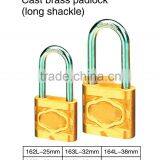 Cast Solid Long Shackle Brass Padlock thumbnail-1