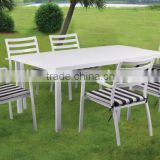 outdoor garden furniture Alum chair table set