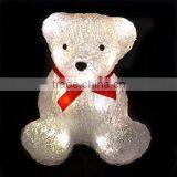16L Fairy White Acrylic Bear Christmas Lights for Christmas, Party, Holiday, Home Decorations thumbnail-1
