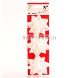 newest high quality plastic ribbon star glitter bow