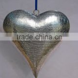 Eatching polished hanging heart