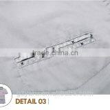 Latest Formal Pictures Office Slim Dress Shirt Short Sleeve Business Shirts for Men thumbnail-6