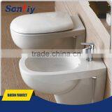 Single Handle Glass Waterfall Wash Bidet Mixer thumbnail-2
