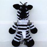 Crochet Stuffed Zebra Amigurumi Toy thumbnail-3