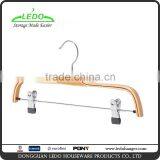 Wooden Hangers for Trousers With Finger Clips thumbnail-1