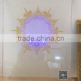 LED light interlayer, ceramic digital print laminated glass, able to be bent