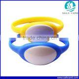 Hot Selling RFID Silicon Plastic Dial Wristband for ID Identification