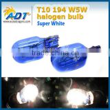 Hot selling Super white dark blue 12V t10 halogen bulb with dark blue T10 halogen bulbs