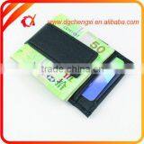 Custom PU Leather Money Clip With Credit Card Holder
