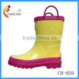 Yellow Kids Gumboots