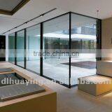 Clear Glass Partition Wall