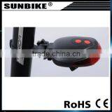 Modern Red Blue 5 Led 2 Laser Mountain Bike Lamp Cycling Safety Waterproof Rear Laser Bicycle Light thumbnail-6