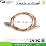 Promotion High Speed 1M Metal Braided Tranfer Data Mfi Usb Cable for Iphone thumbnail-2