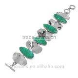 Synthetic Opal Jewelry Silver Bracelet Jewelry For Women Hotsale