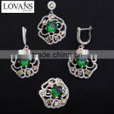 Locket Jewelry Set Ebay China Website 925 Sterling Silver Jewelry Wholesale TZ-0167 thumbnail-4