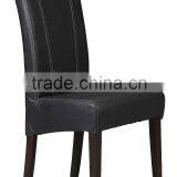 2014 Modern Stackable Black Pvc Wood Dinning Chair HC-D014