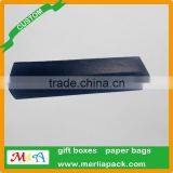 Shirt Wedding Business Cufflink Cardboard Boxes Mens Accessories Mini Navy Velvet Deluxe Box thumbnail-3