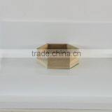 Gray Hexagon Wooden Tray thumbnail-2