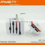 White Color Universal World Wide Travel Charger Adapter Plug thumbnail-4