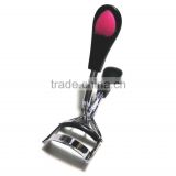 Black pp handle with a pink cute heart decorating/ carbon steel Eyelash curler