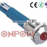 30 Years Industry Leader ONPOW Metal Signal Lamp GQ10G-D/N Dia. 10mm CE ROHS IP67 Waterproof