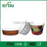 20oz Wholesale Disposable pe Coated Large Paper Container Bowl for Food Grade With Lids thumbnail-3
