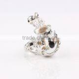 Fashion Mini Glass Bottle Women Perfume Finger Ring Size Adjustable Essential Oil Rings Scent Ring thumbnail-4