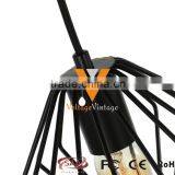 Manufacturer's Premium Yardley Pendant Lamp Industrial Metal Track Light Vintage Wire Cage Hanging Lamp thumbnail-4