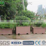 Waterproof Wood Plastic Garden Flowerpot