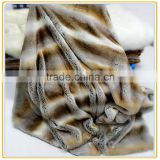 Hot Sales Faux fur throw blanket New products 2016