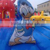 Pvc Inflatable Castle for Children ,pvc Coated Tarpaulin, UV Protection Coating Pvc Castle thumbnail-1
